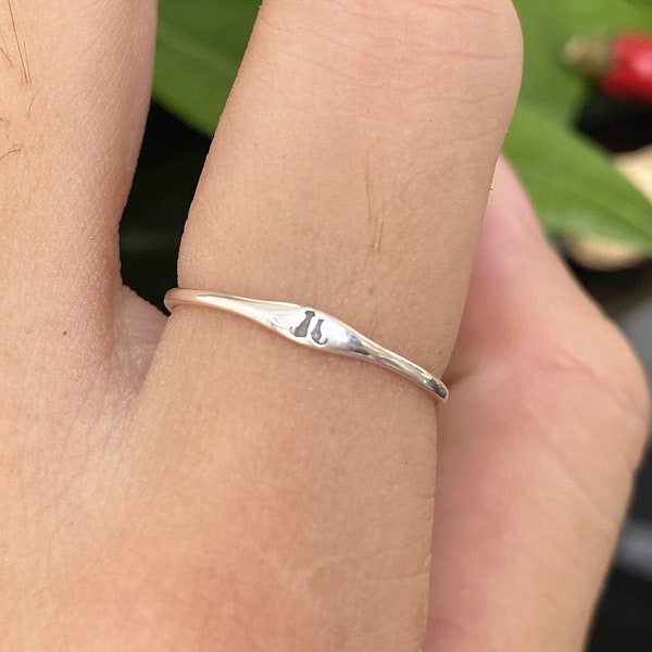 925 Silver Dog Cat Ring: Family Pet Jewelry