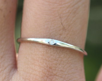silver gemstone ring,simple jewelry,Stacking jewelry,your ring