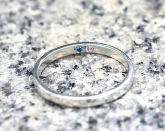 custom birthstone ring,band ring,Secret love jewelry,you and me into my finger,I hold you,inspired jewelry