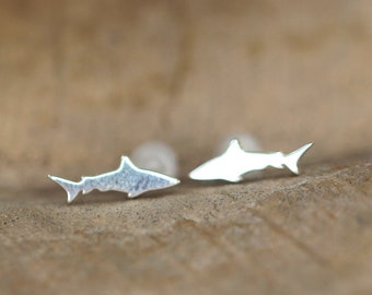 925 silver fish stud earrings,Fishing Earrings,animal lover gift