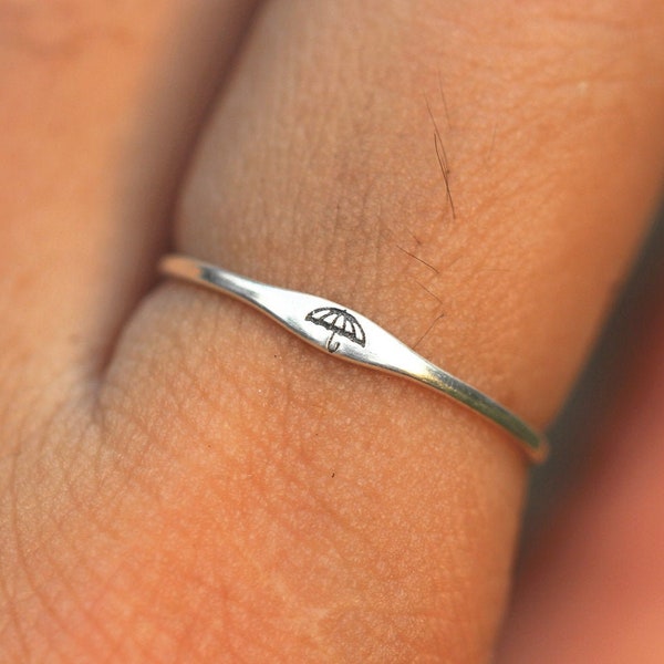 925 silver Umbrella ring,couple jewelry