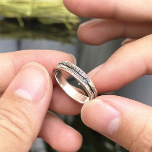 925 silver fern leaf ring,Plants leave ring,Woodland jewelry,Nature leaf Jewelry