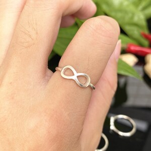 925 silver infinite ring,infinity ring,midi ring