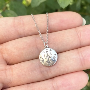 925 silver light of god necklace,