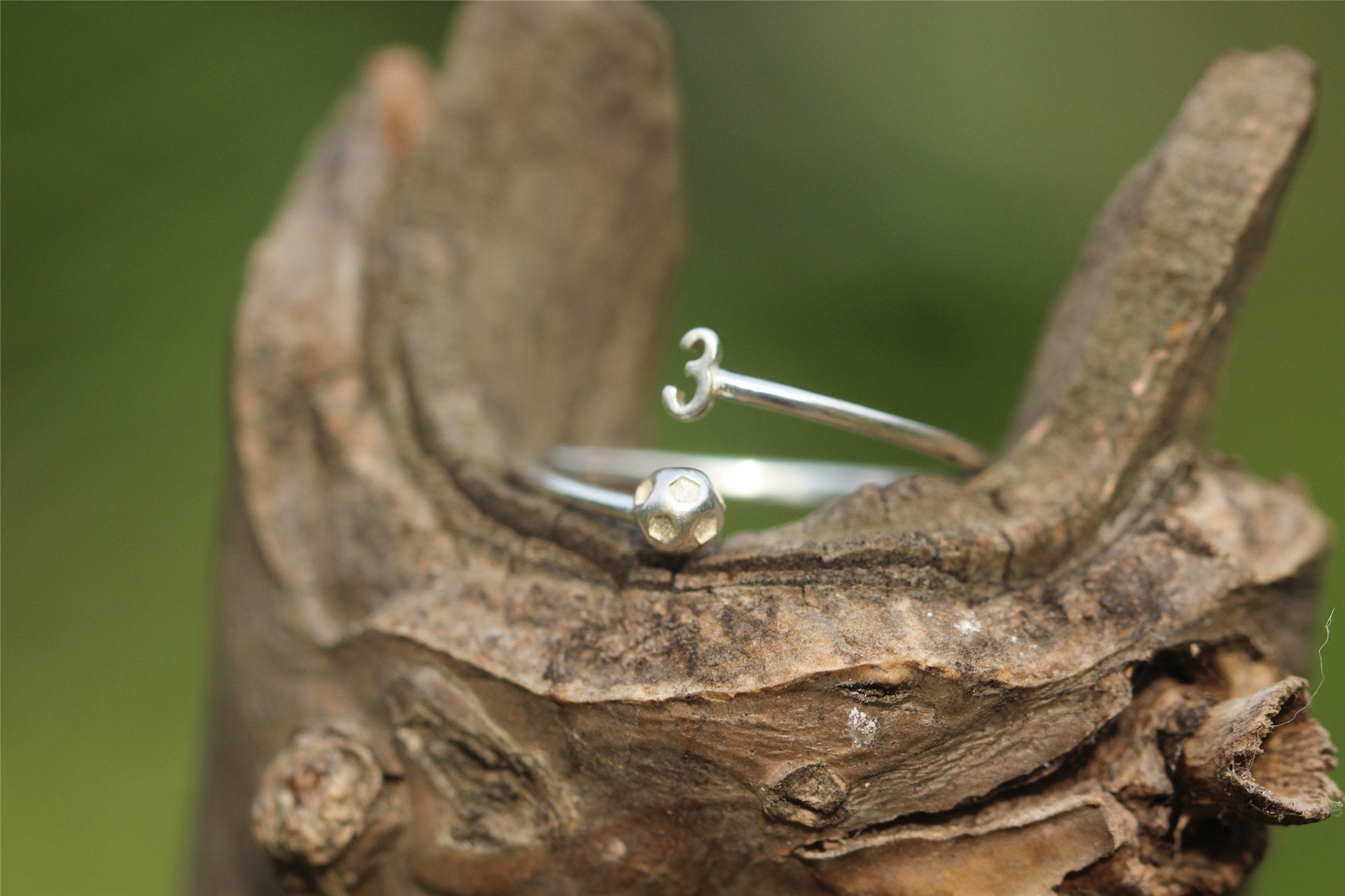 925 Silver Football Ring Custom Number Ring custom Letter Etsy UK