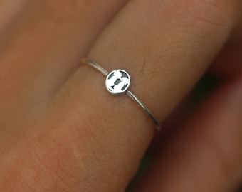 Custom 925 Silver Pet Ring: Dog Cat Family Jewelry