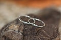sunrise ring,moon ring,925 silver tiny ring, sun ring