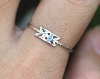925 silver Web of Wyrd ring, viking amulet jewelry,Mythology inspired jewelry