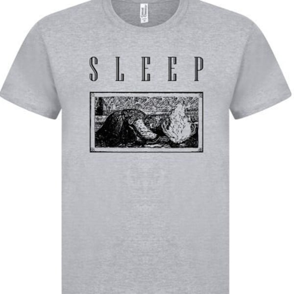 Sleep T Shirt Grey Unisex New