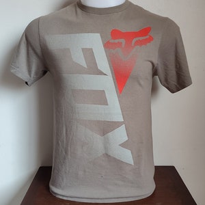 Fox T Shirt Taglia Piccolo Grigio Usato Condizione 145