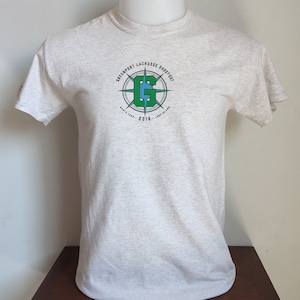 Greenport Lacrosse Shoot-Out T Shirt Size Small Ash Grey Used Condition 064