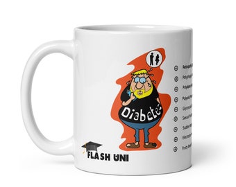 Diabetes - Mug - White - Nursing Gifts