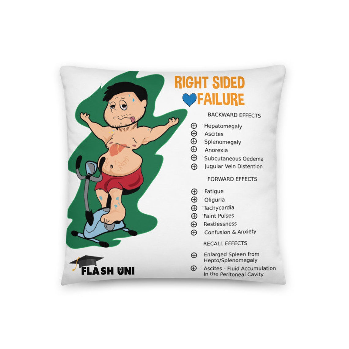 Left and Right Sided Heart Failure Pillow White Nursing Etsy Australia