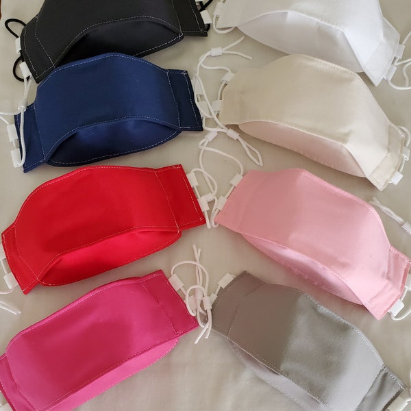 3d Face Mask With Nose Wire Etsy