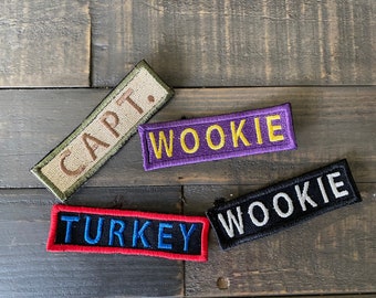 Custom Name Patches, Custom Patch, Personalized Name Patch, Personalized Patch, 1x4 Patch, Sew On Custom Patch