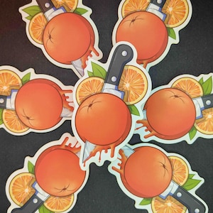Fresh Cut Orange Sticker