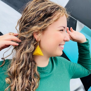 Large Geometric Earrings