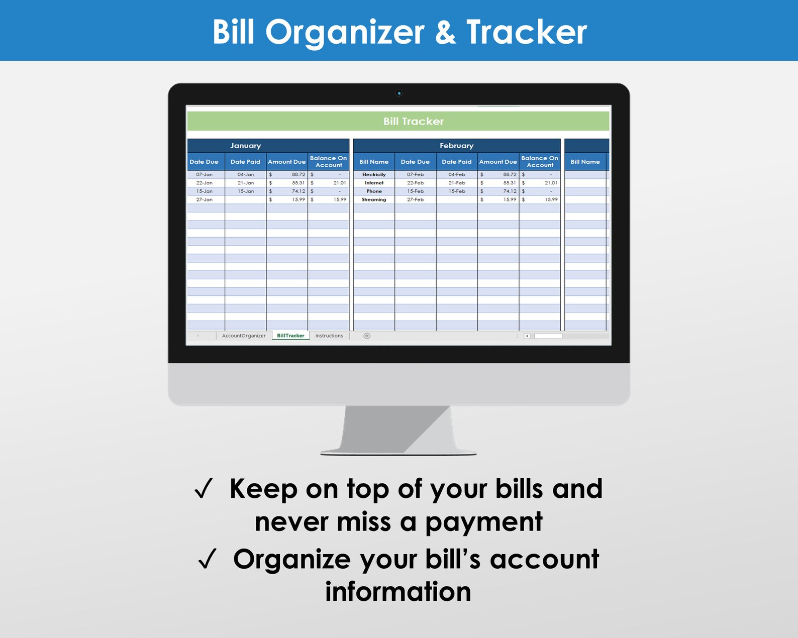 Ultimate Budgeting Bundle - Excel Spreadsheets, Annual Budget Template ...