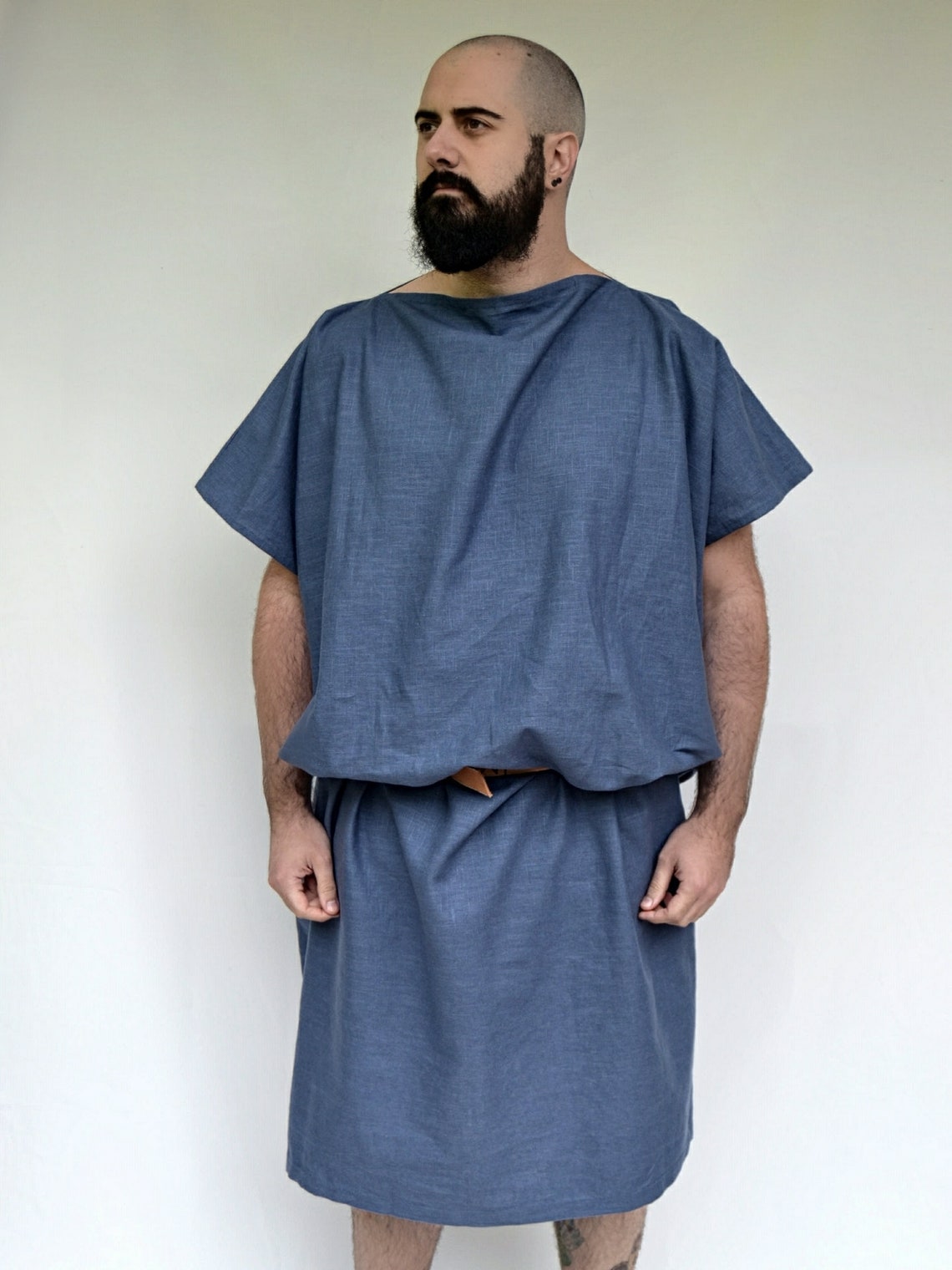 Male Ancient Roman Linen Tunic - Etsy UK