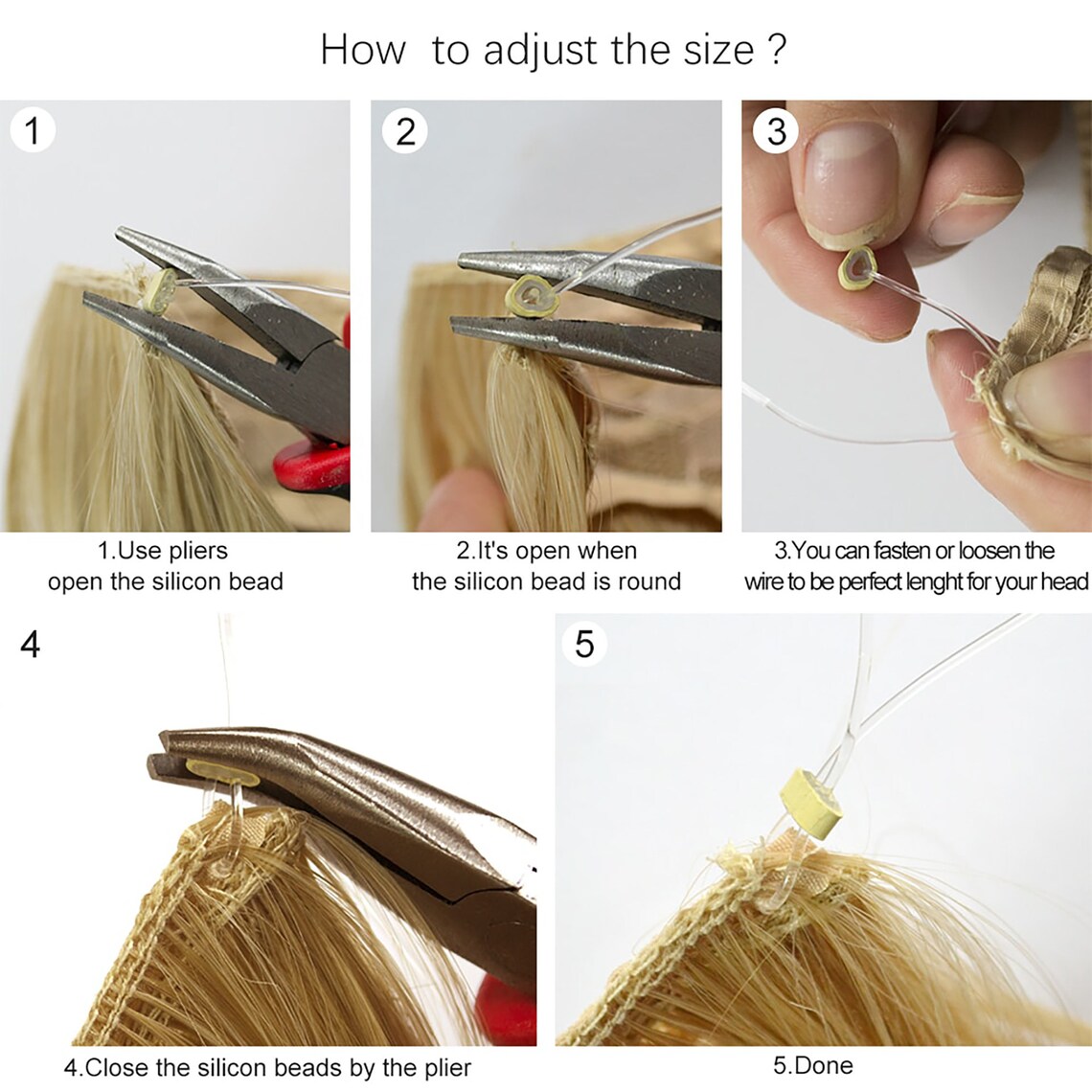 Wavy Halo Hair Extensions No Clip Ombre Synthetic Natural Etsy