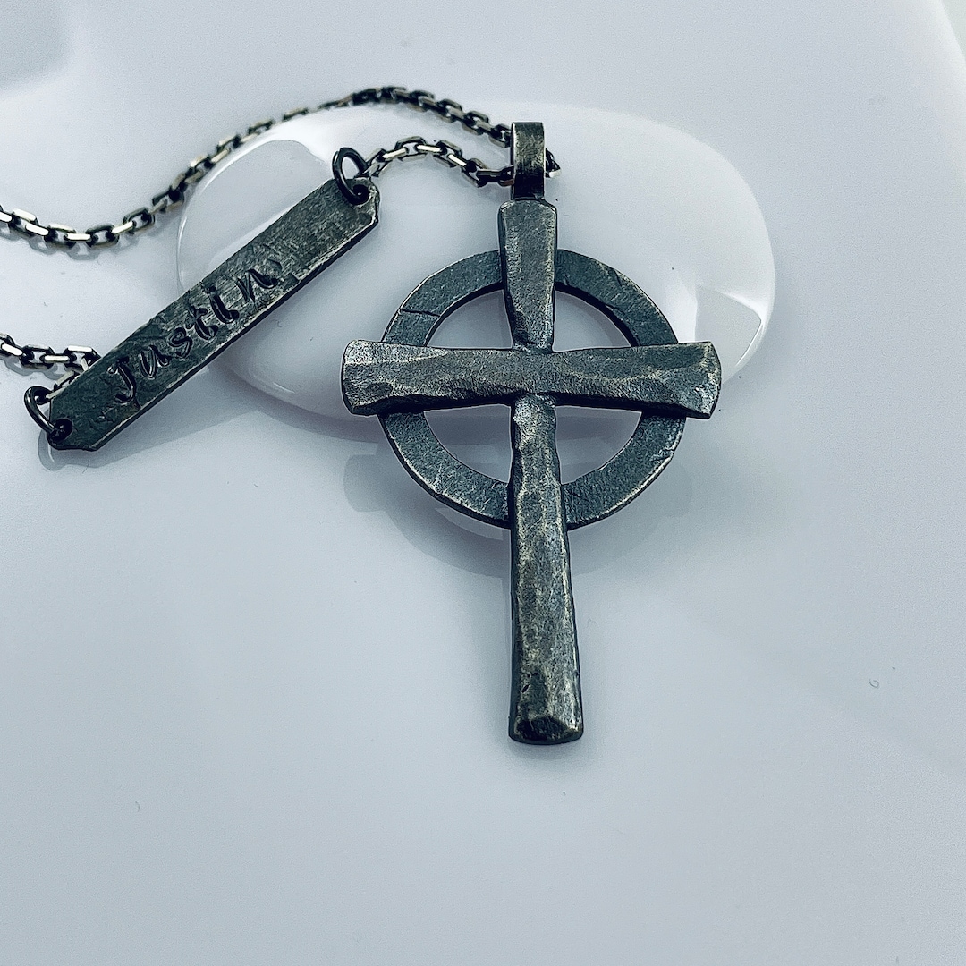 bahamut - Collana da uomo con ciondolo a forma di nodo celtico vichingo, in acciaio inossidabile, stile vintage norreno, amuleto vichingo, idea regalo per uomo