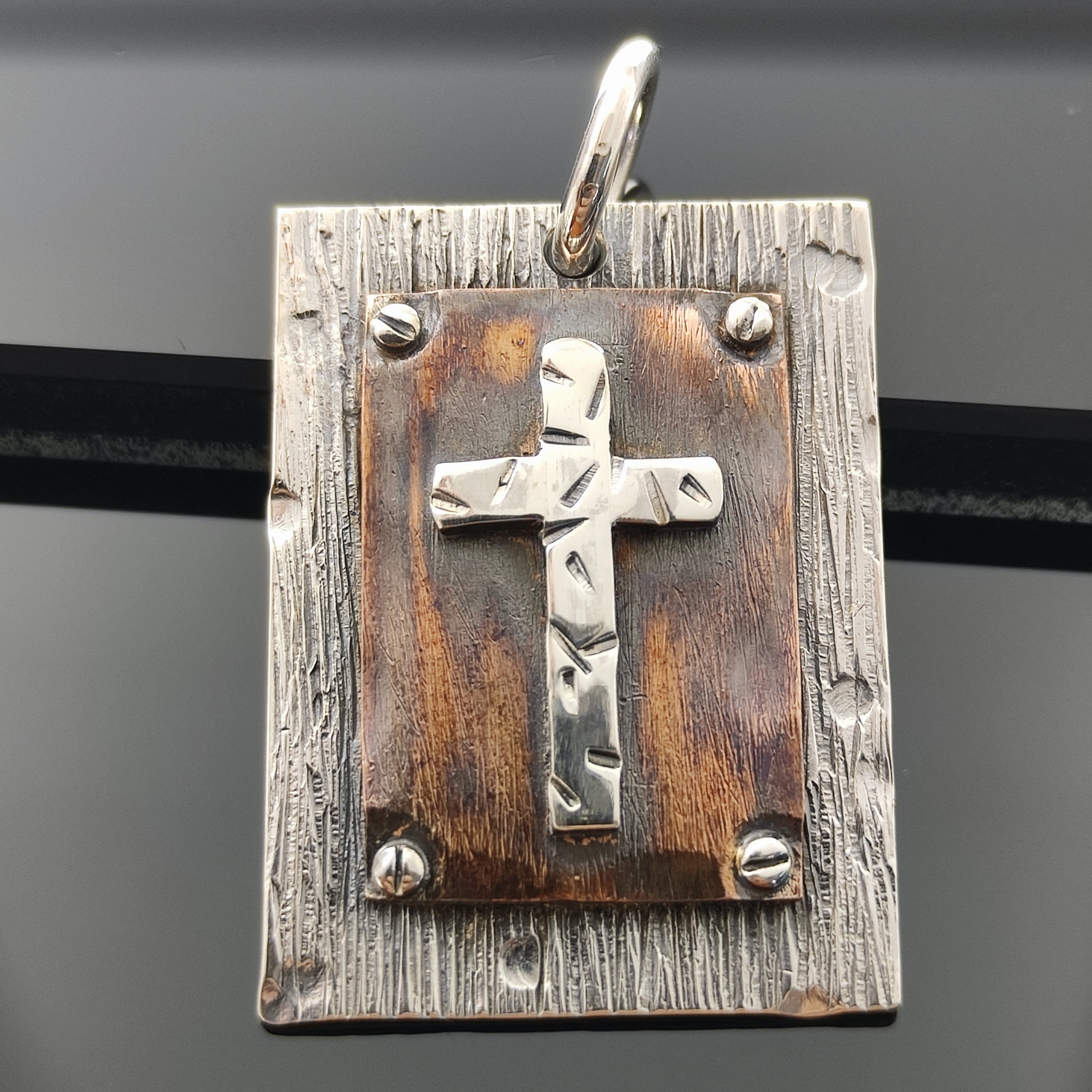 Unique Cross Necklace Custom Design Necklace Men's Cross Etsy