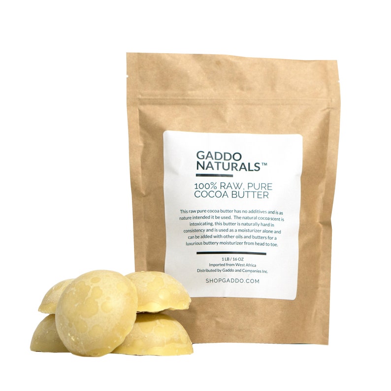 100 Raw, Pure Cocoa Butter Body Butter, DIY, Lip Balm, Body