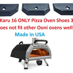 Ooni Karu 16, Karu 2 Pro, Koda 2 Pro and the  Koda 2 Max ONLY Pizza Oven Shoes (3 Pack) 3D printed, table mounts Uuni.