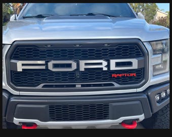 Raptor Grille Emblem, Fits Virtually any Grille! F-150, Ranger, Bronco, Raptor, Explorer