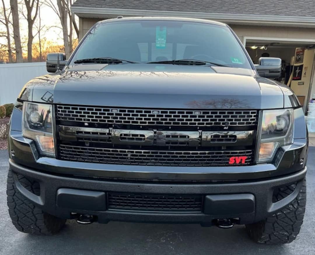 Ford Raptor Svt F-150 Grille Letters W/ Outlines Vinyl Decals 2010 2011 F150 - Foto 7