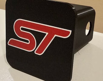 ST or personalized custom 2" Hitch Receiver Cover. Hitch Pin not included.