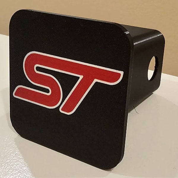 ST or personalized custom 2" Hitch Receiver Cover. Hitch Pin not included.