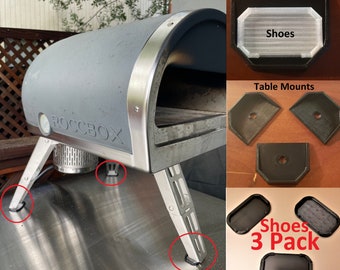 Gozney Roccbox Pizza Oven TPU Rubber Shoes or Table Mounts (3 pack)