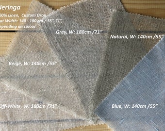 Sheer Linen Curtain Fabric Samples