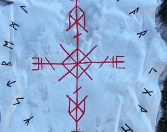 Odin Stave Norse Altar Cloth