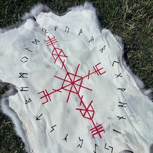 Odin Stave Norse Altar Cloth