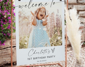 Birthday Party Welcome Sign, Birthday Welcome Sign Photo, Birthday Party sign, Party Welcome Sign, Party Sign, Welcome Sign, Lily