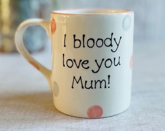 Kocham cię do cholery…kubek