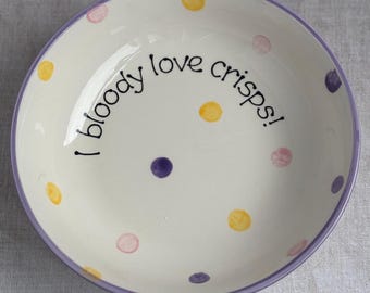 Uwielbiam chipsy! Miska