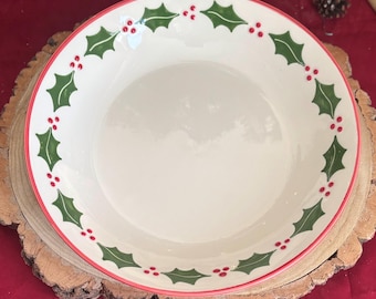 Classic Christmas Serving Bowl