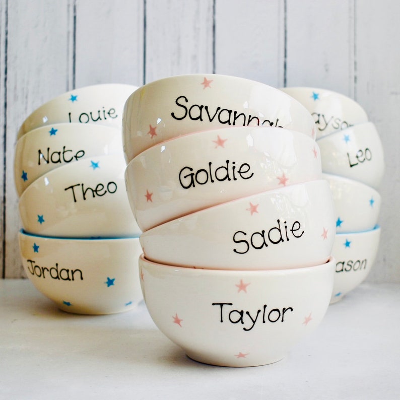 Personalised Spotty Dotty Cereal Bowl image 8