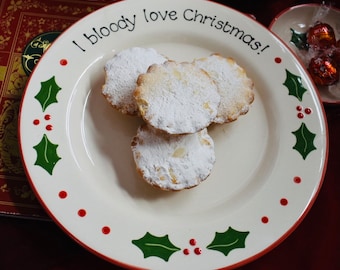 Klasyczny świąteczny talerz. Uwielbiam święta!