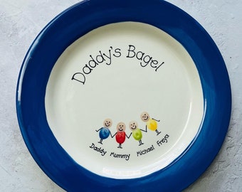 Spersonalizowana tabliczka z odciskami palców rodzin