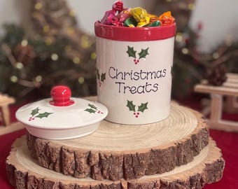 Classic Christmas Treats Jar (can be personalised)