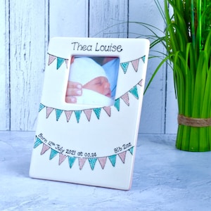 Personalised Photo Frame for Baby’s Birth or Christening