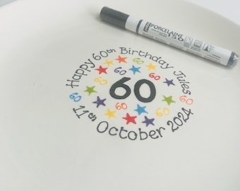Personalised Birthday Signature Platter