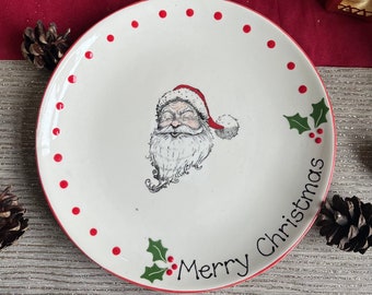 Vintage Santa Side Plate