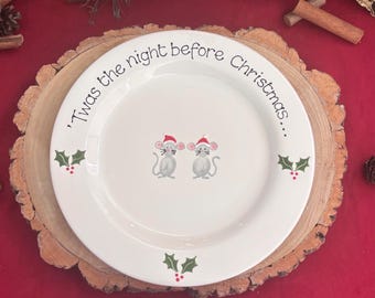 Twas the night before Christmas Plate