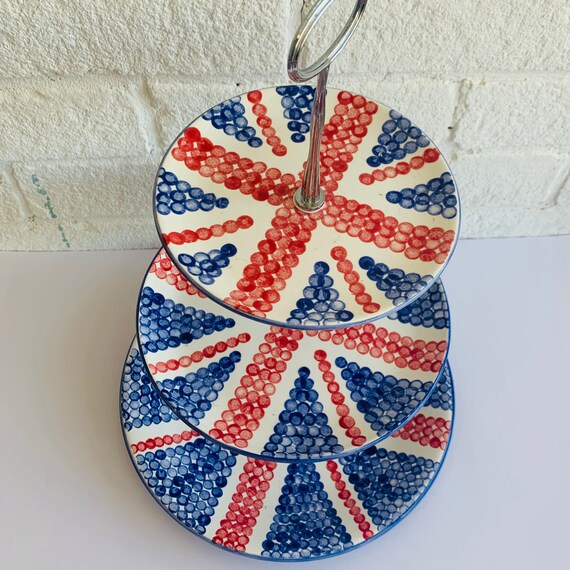 Union Jack Cake Stand Etsy