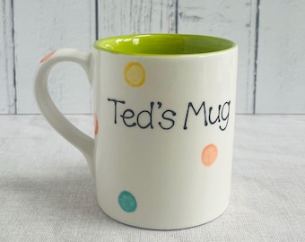 Spersonalizowany kubek w kropki